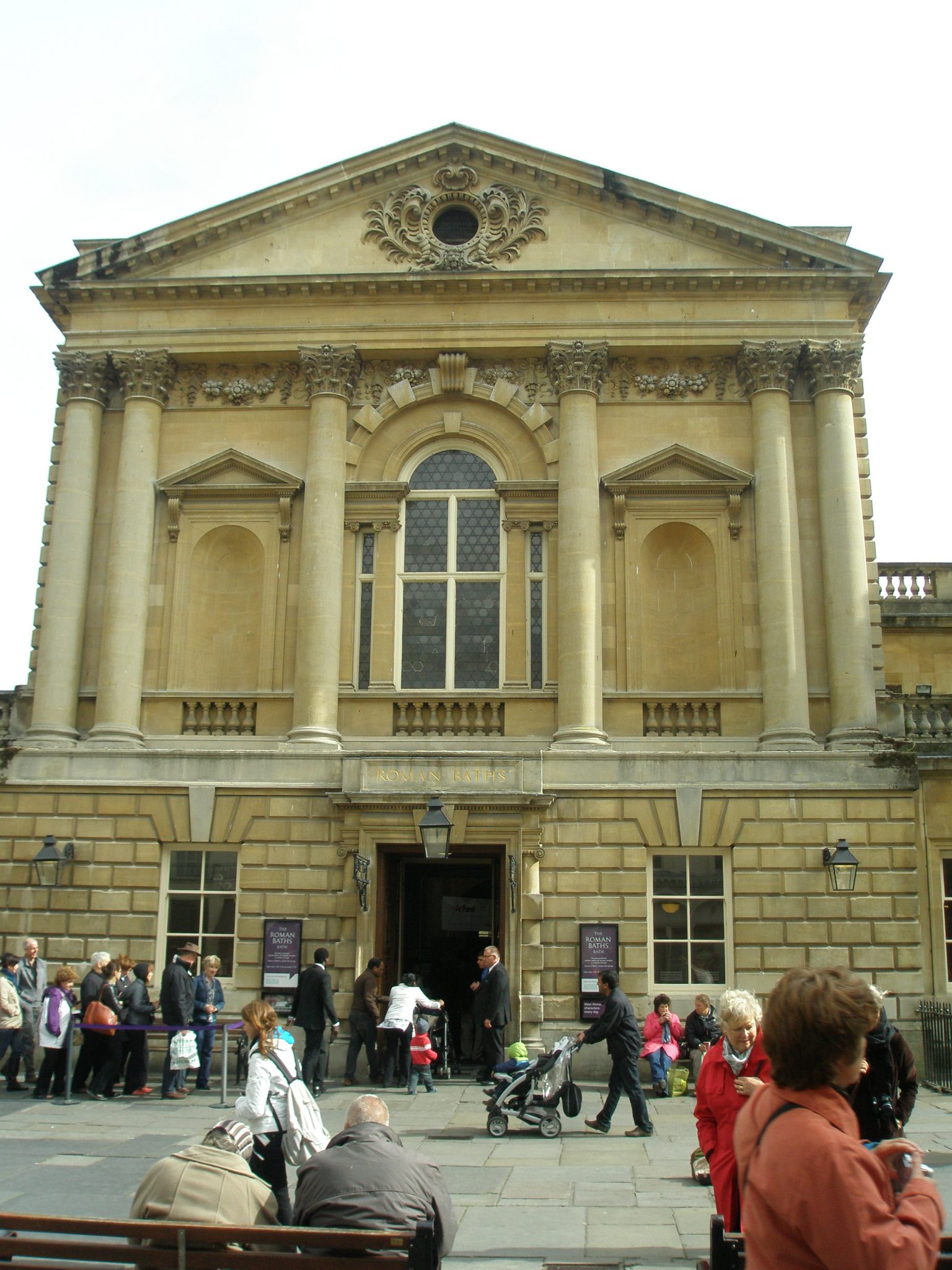 Entry to the Roman Baths