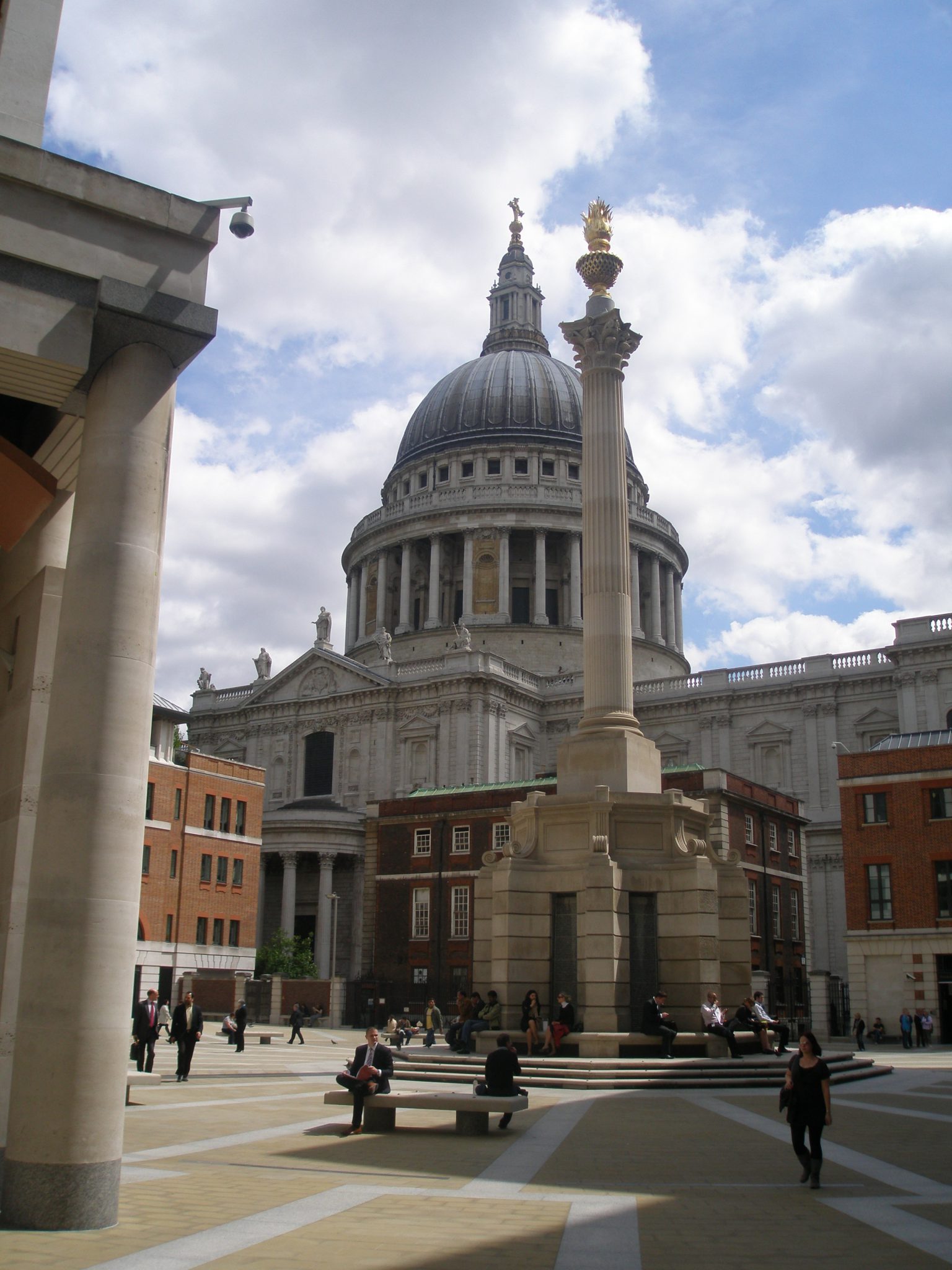 St.Paul's Cathedral, seen from Paternoster Square