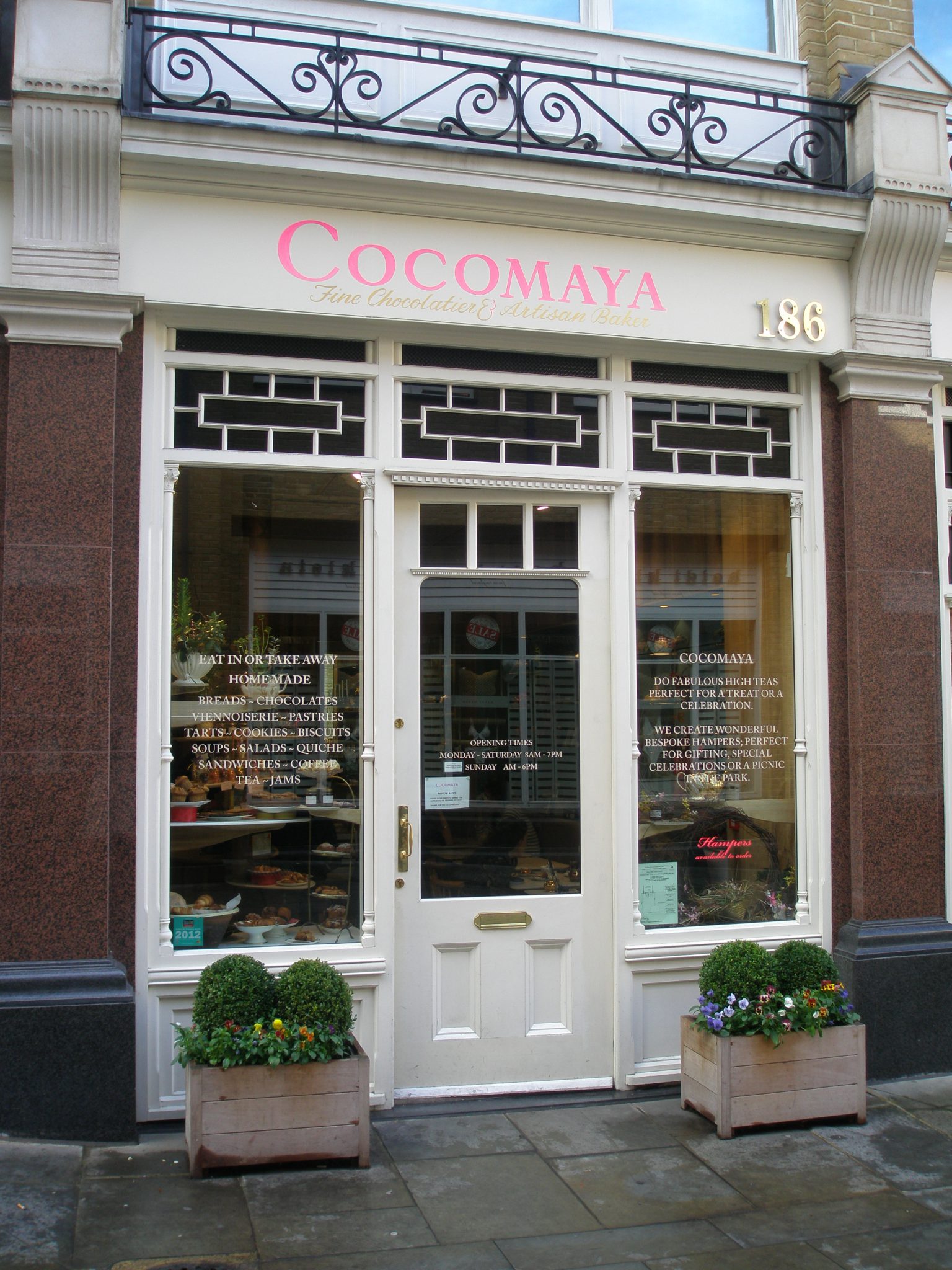 Cocomaya Cafe, near Sloane Square