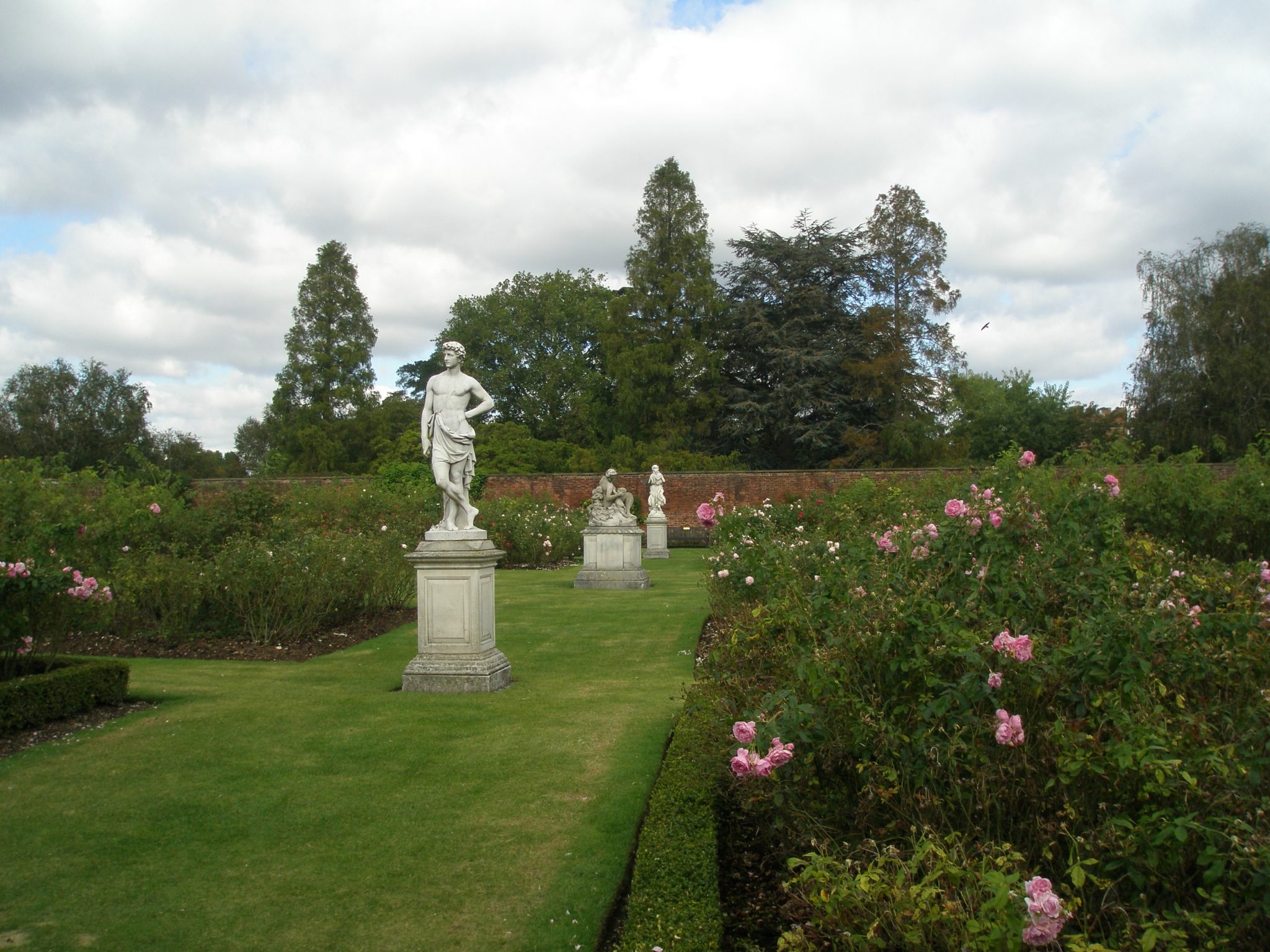The Rose Garden, with statues of Flora and Adonis