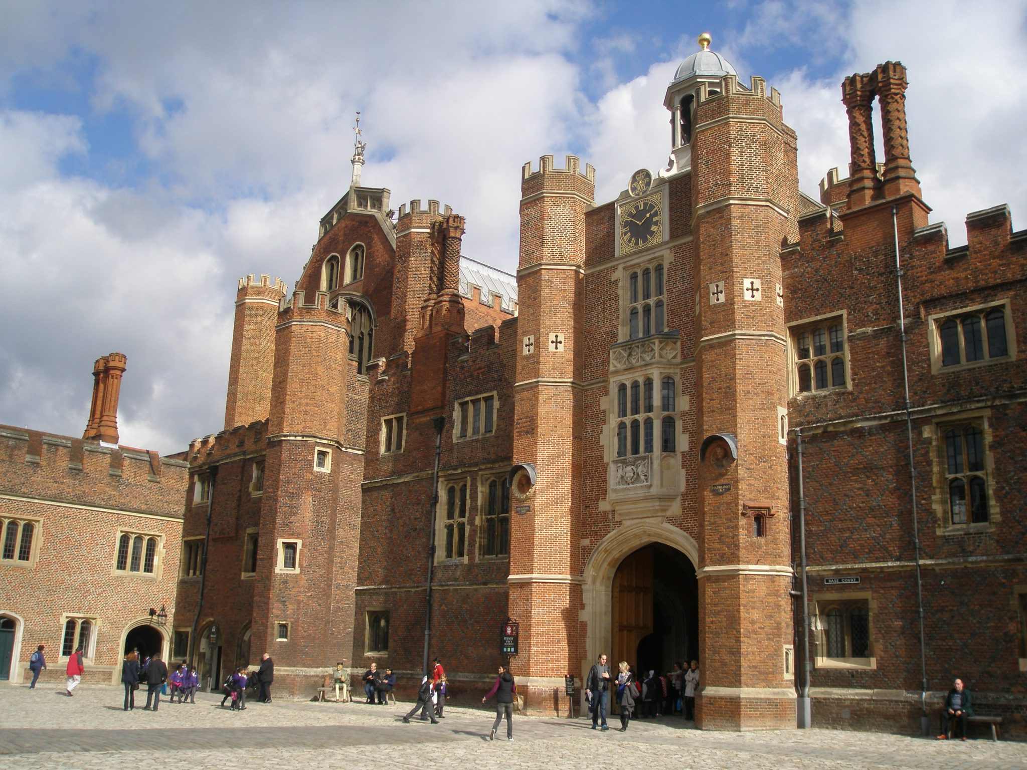 Anne Boleyn's Gatehouse, the middle gateway of the palace complex