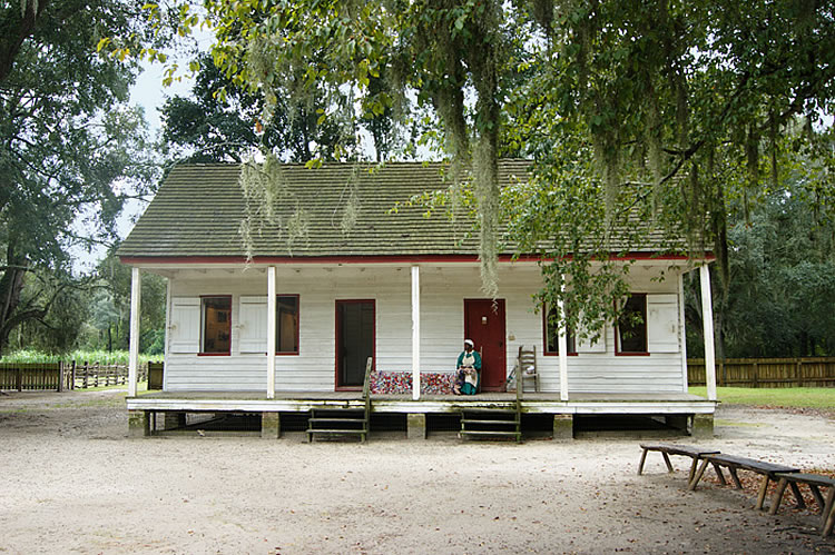 Eliza’s House, a Reconstruction-era African American freedman’s dwelling, at Middleton Place. Image courtesy of the Middleton Place Foundation.