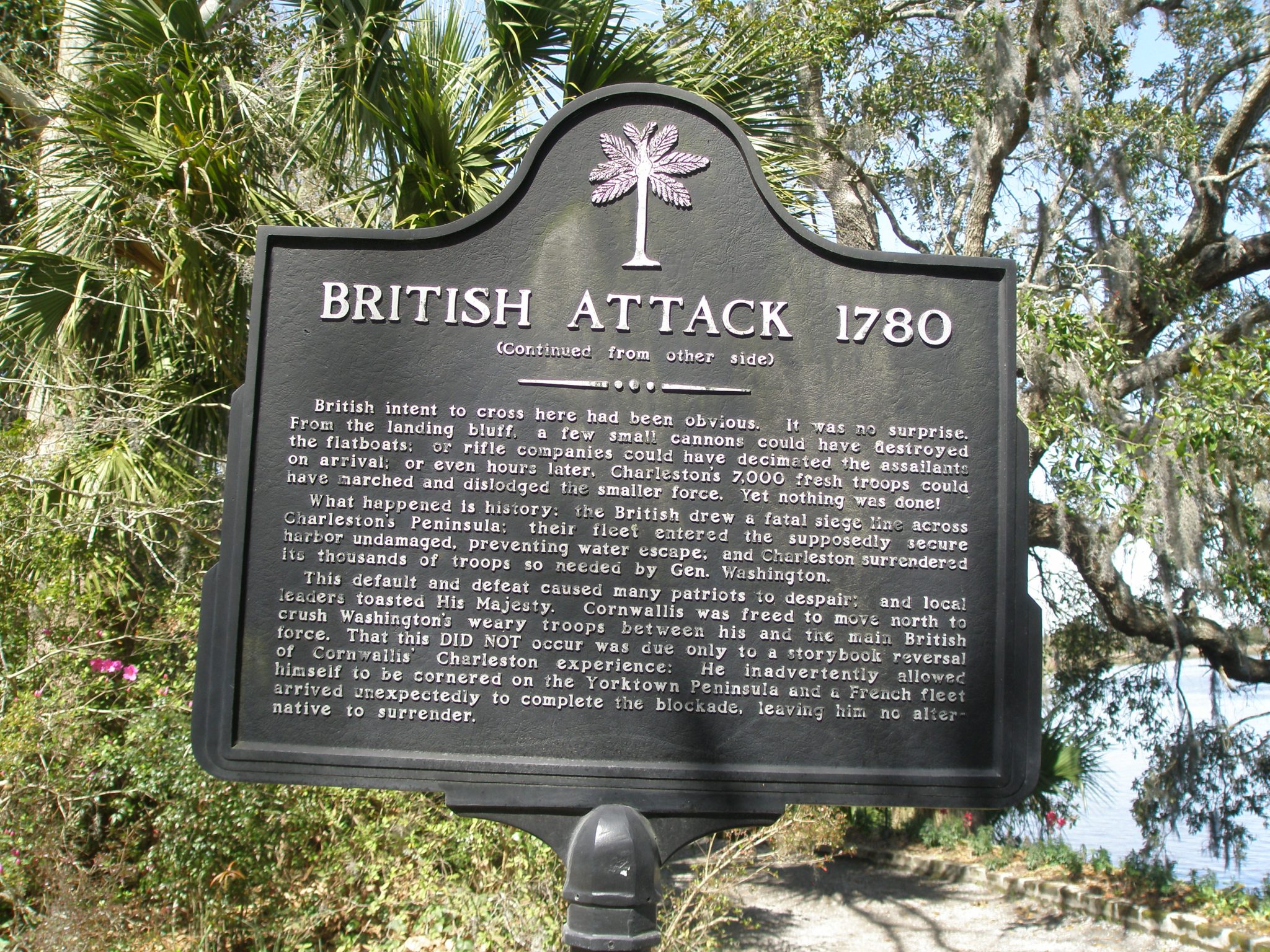 Riverbank Plaque--Story continued, on Side Two