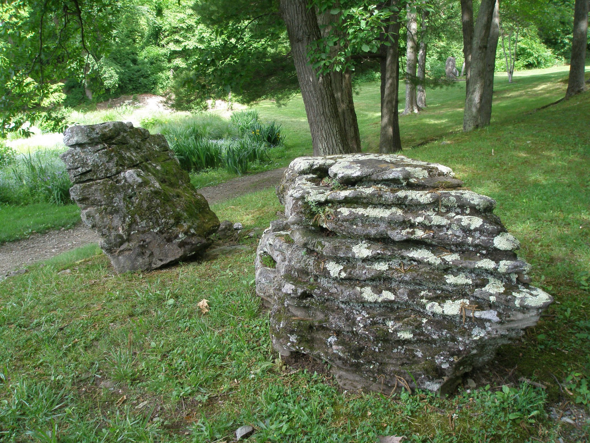 Rocks by Lakeside Path