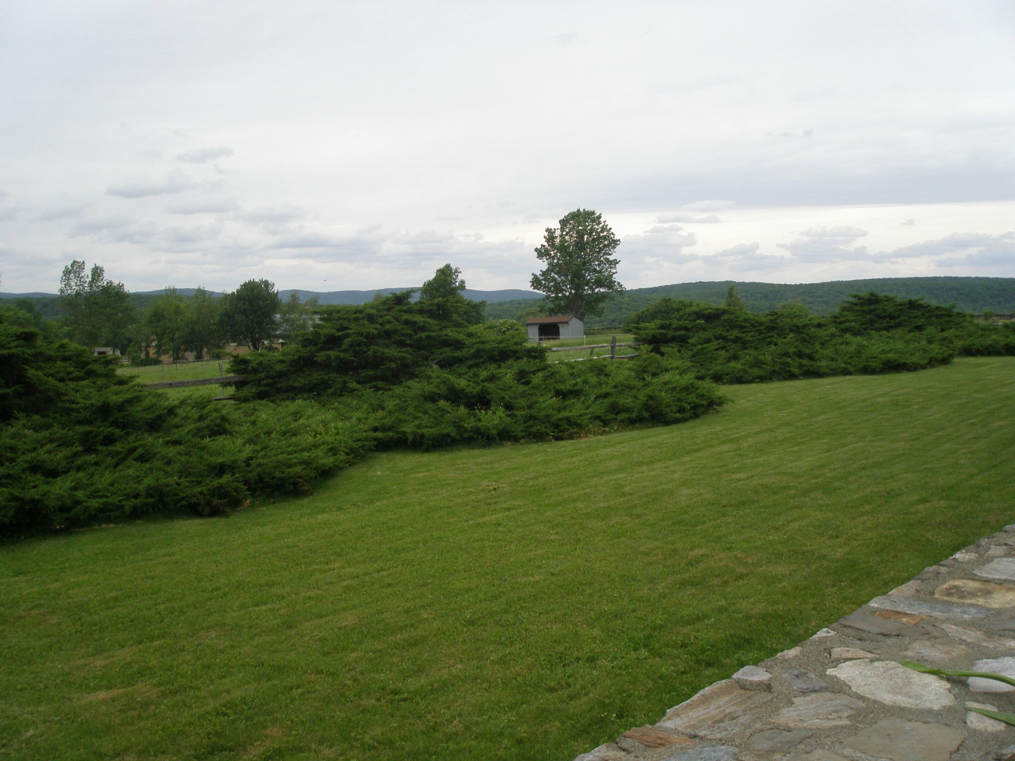 View from the West Terrace of the Main House