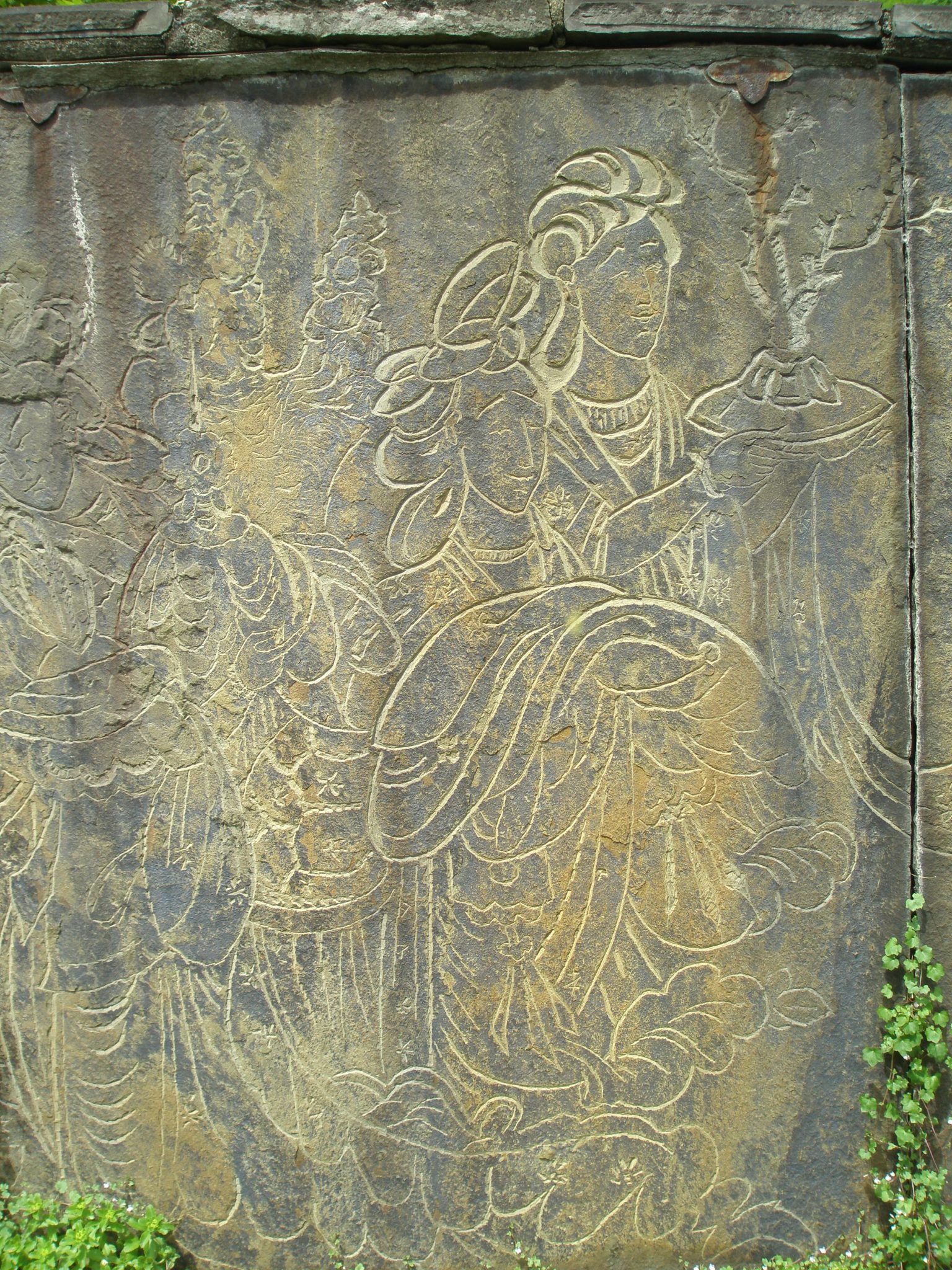 Wall Decoration near the Brick Terrace