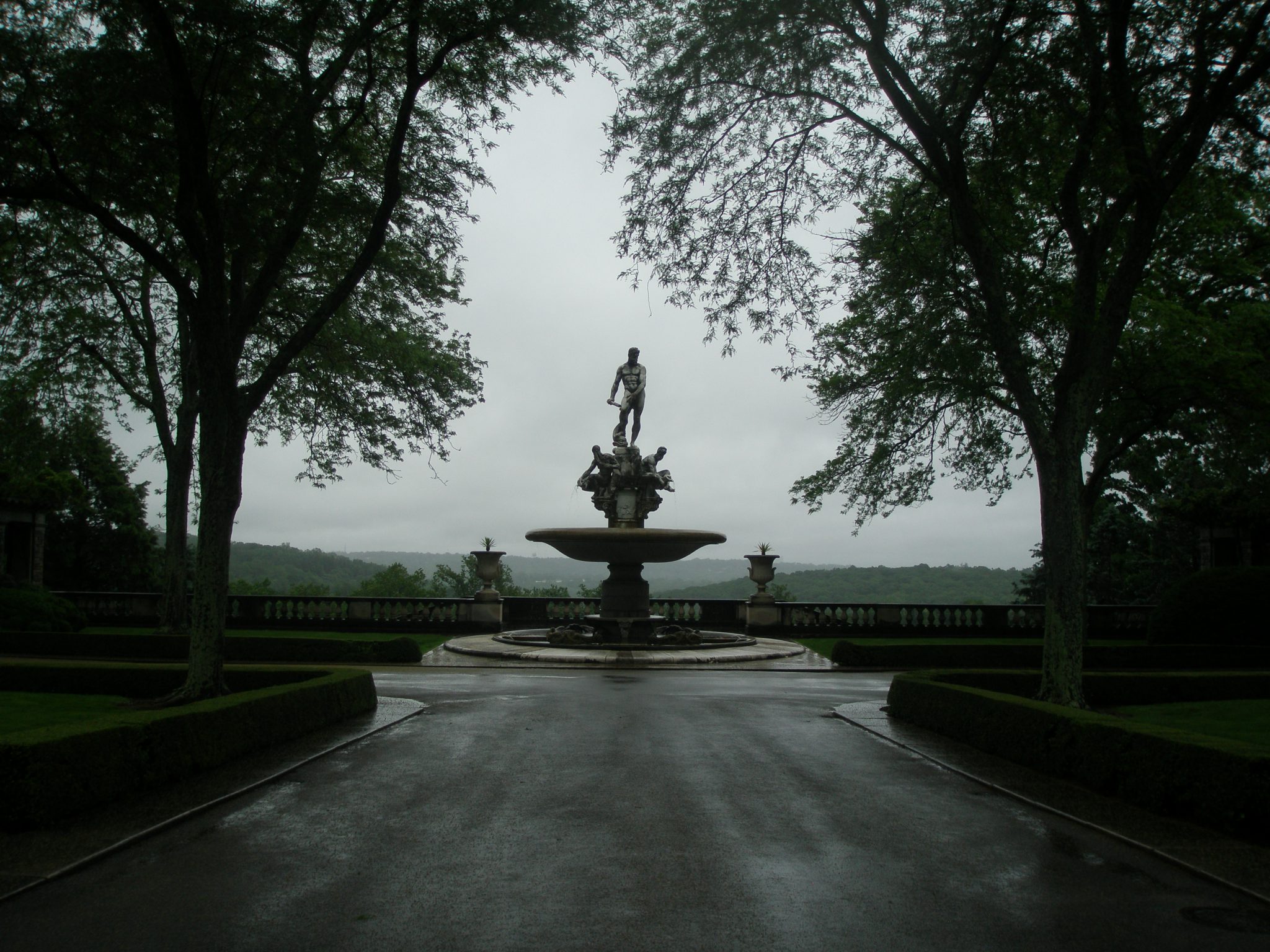 The Kykuit Oceanus Fountain, on June 7, 2013
