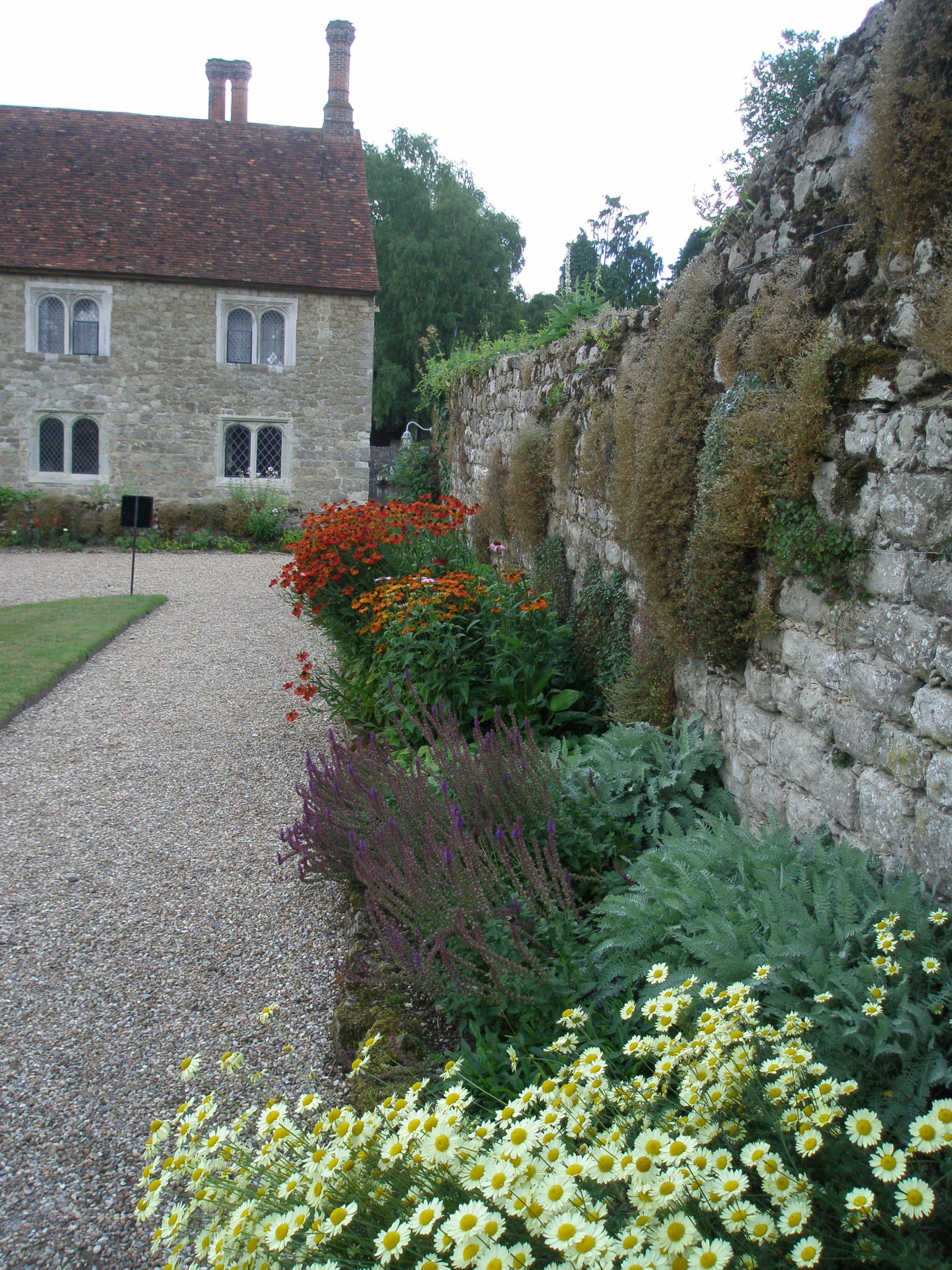 Garden Wall, near The Cottages