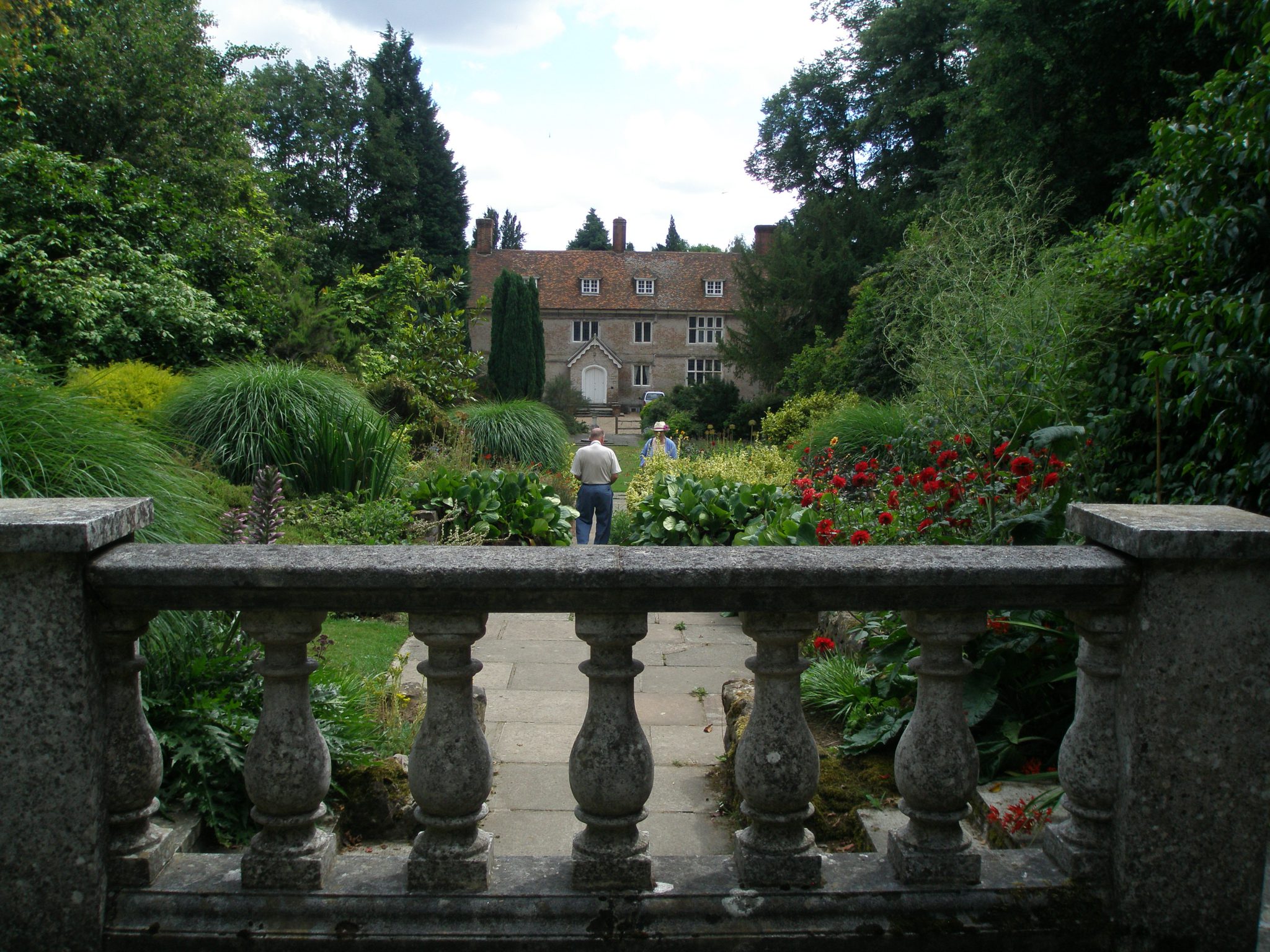 The front of the House, seen from the Top Terrace, which the Camerons planted in 1970.