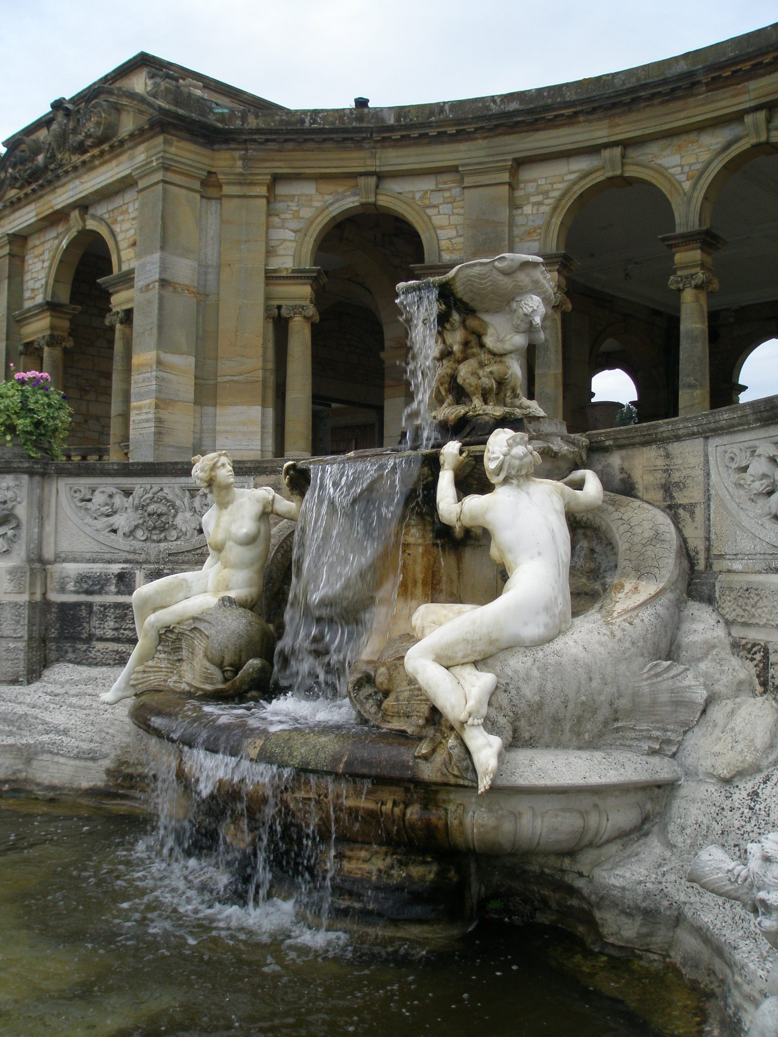 The Nymphs' Fountain was made in 1908 by W.S.Frith