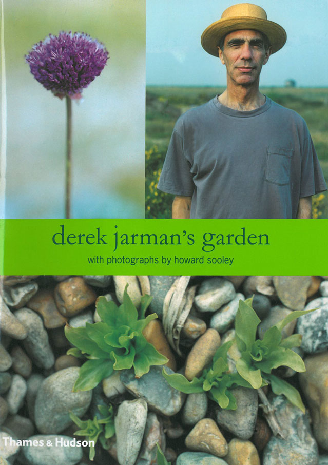 Derek Jarman was an English film director, stage designer, painter, gardener and author (born 1942, died 1994). This is the front cover of the last book that Jarman wrote, before his untimely demise from AIDS. Image courtesy of Estate of Derek Jarman.