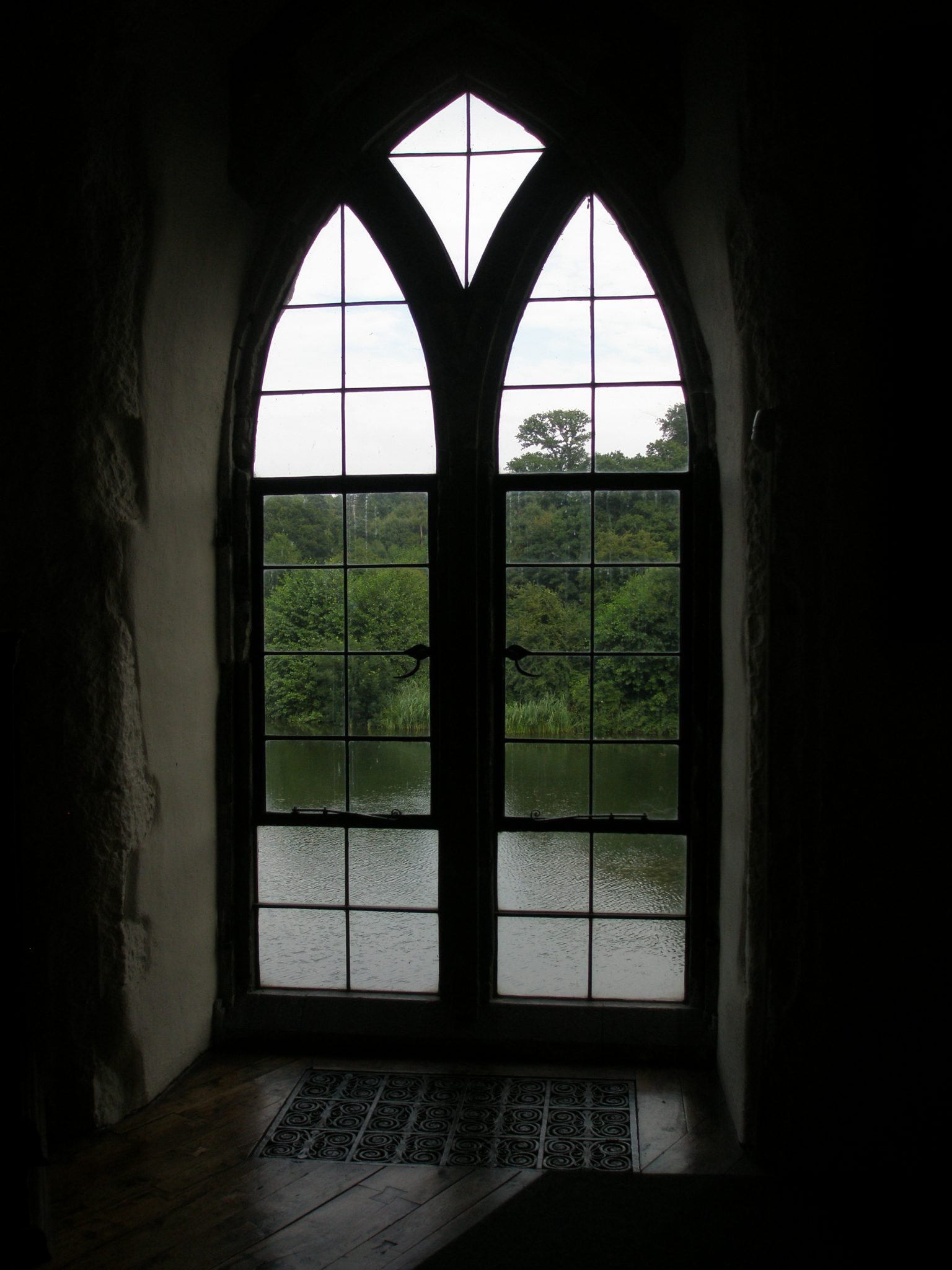 A window in the Queen's Gallery.