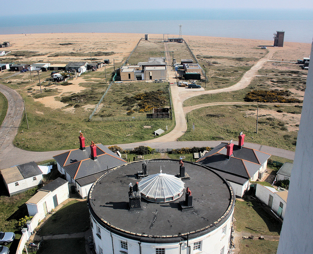 View of Dungeness, from the top of its old lighthouse