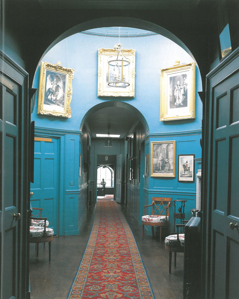 William Pitt the Younger's Blue Corridor, which was fashioned in the late 1790s. Image courtesy of Walmer Castle.