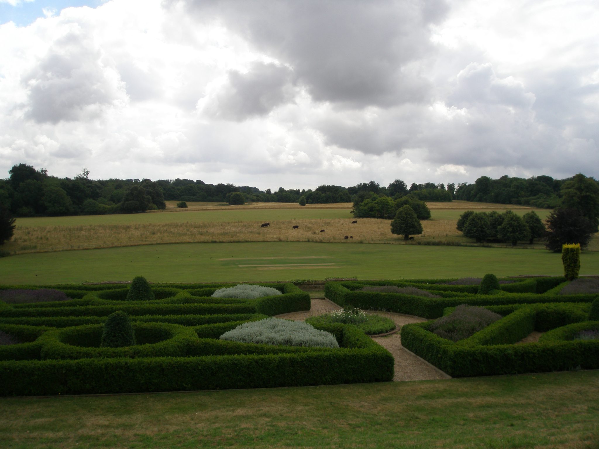 Our perambulations through the gardens at Goodnestone Park at an end, I took this one, last look across the East-Side Parterre. This quiet garden was a hard place to leave....