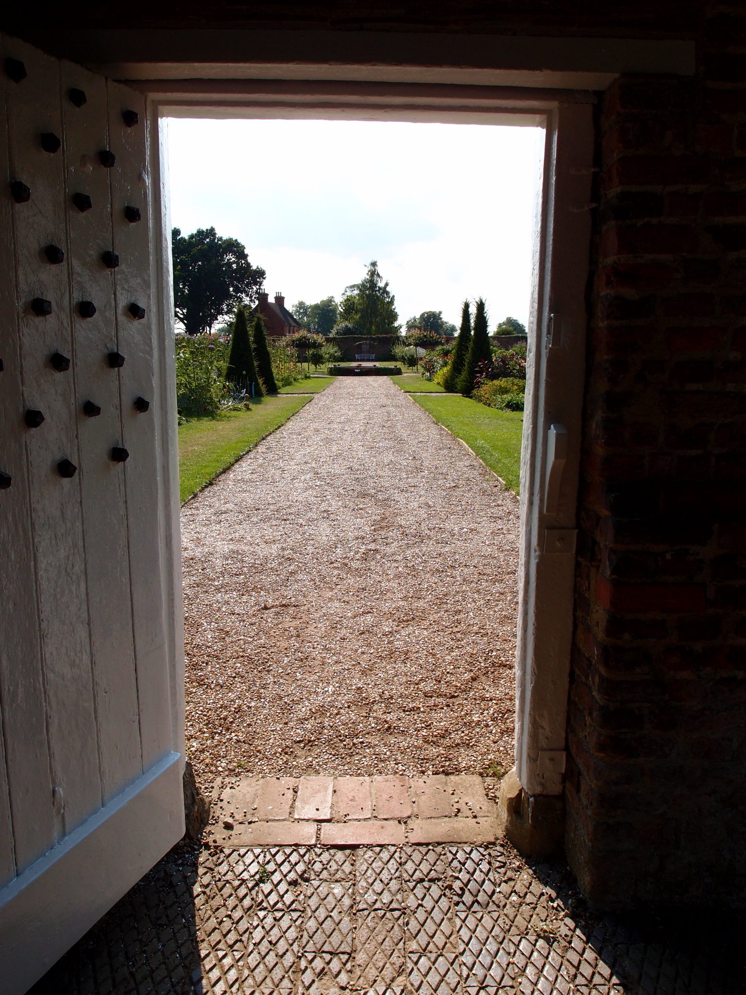We pass from the Italian Garden, out into the great spaces of the Walled Garden