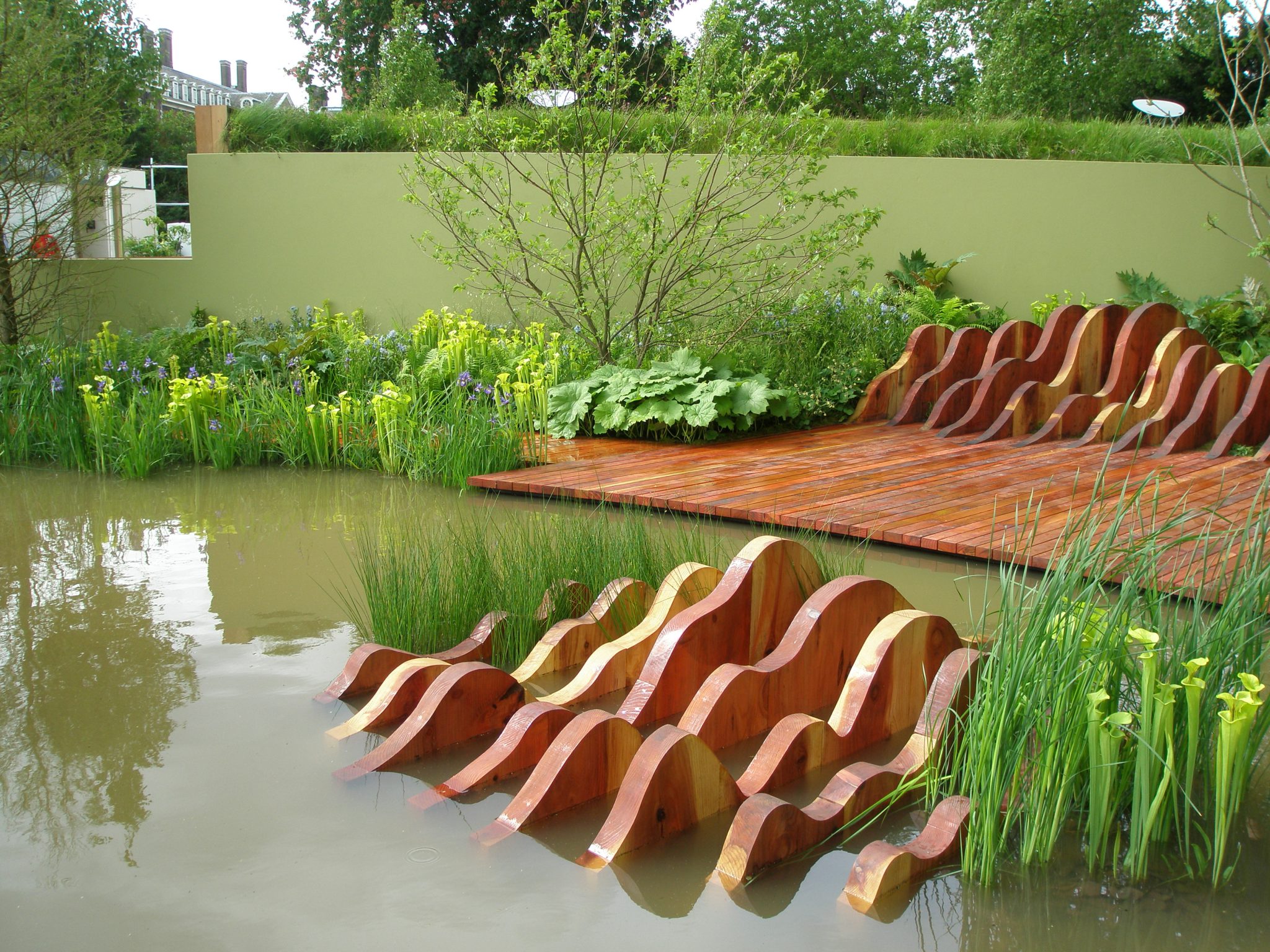 At the Chelsea Flower Show in May 2009