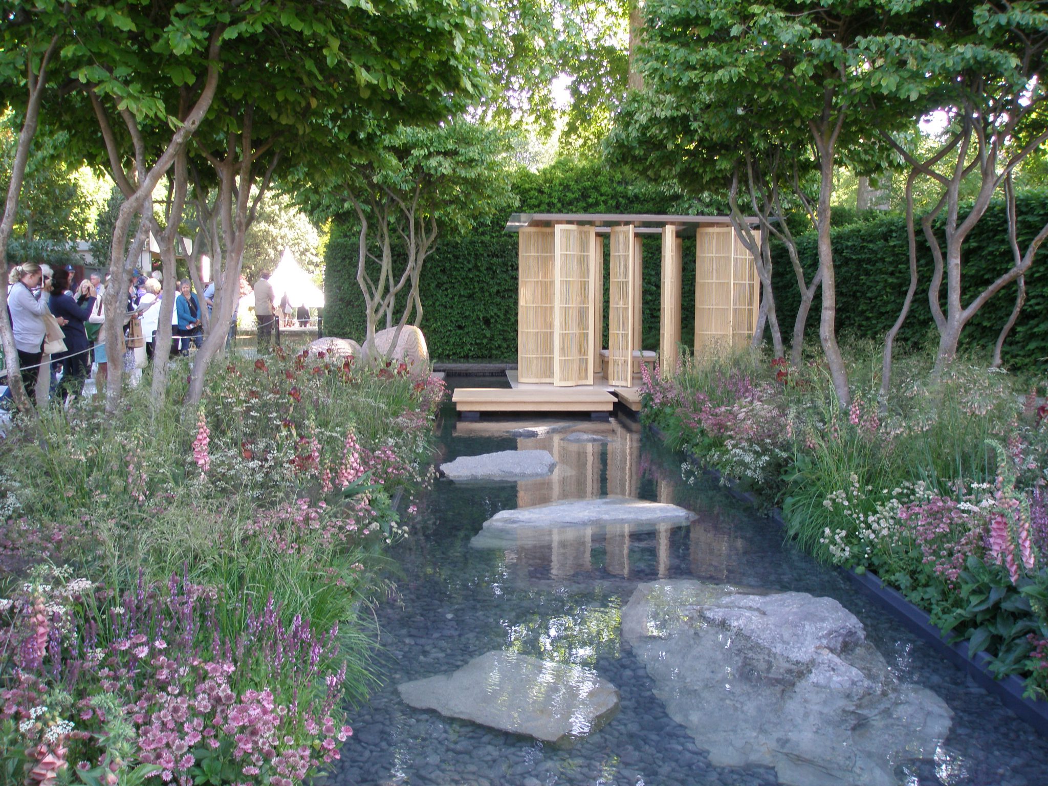 At the Chelsea Flower Show in May 2011