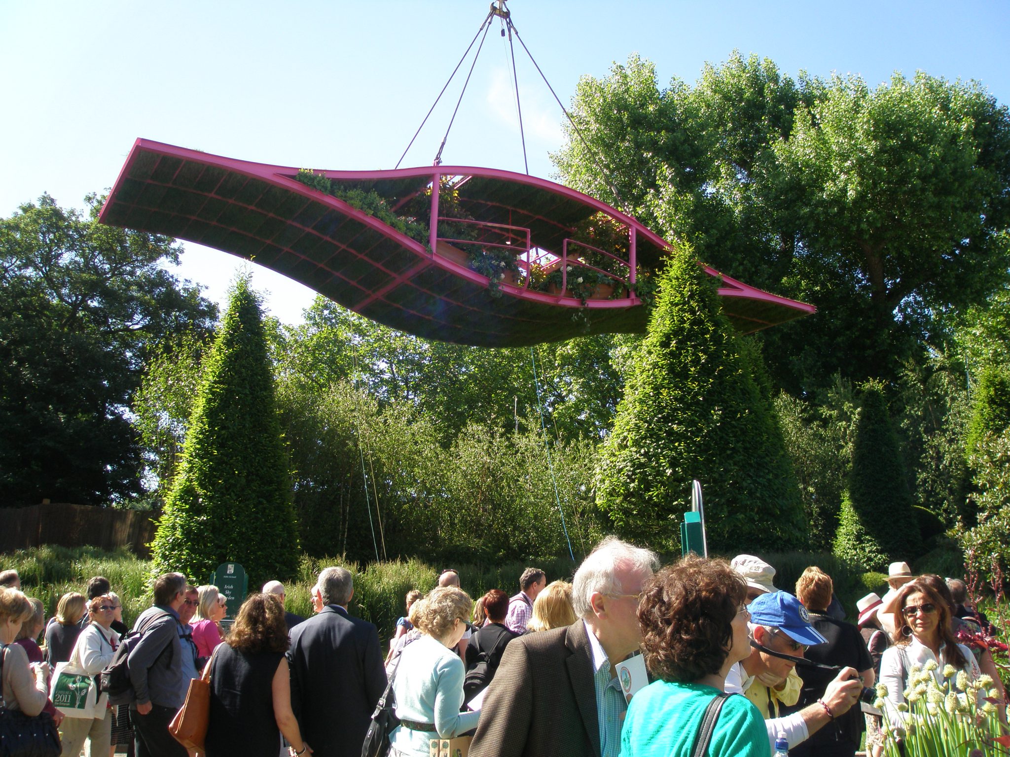 At the Chelsea Flower Show in May 2011