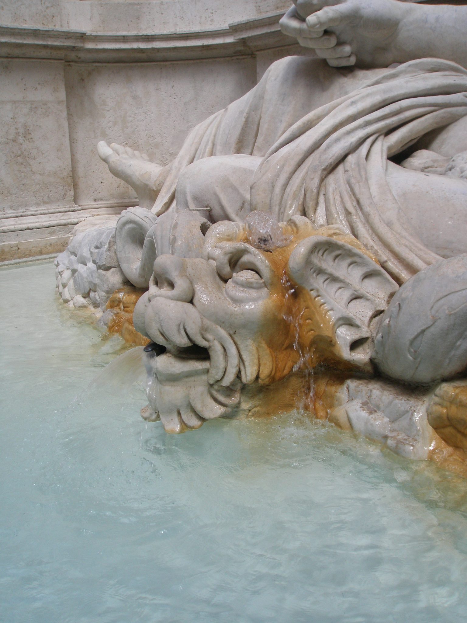 Detail of Marforio's fountain