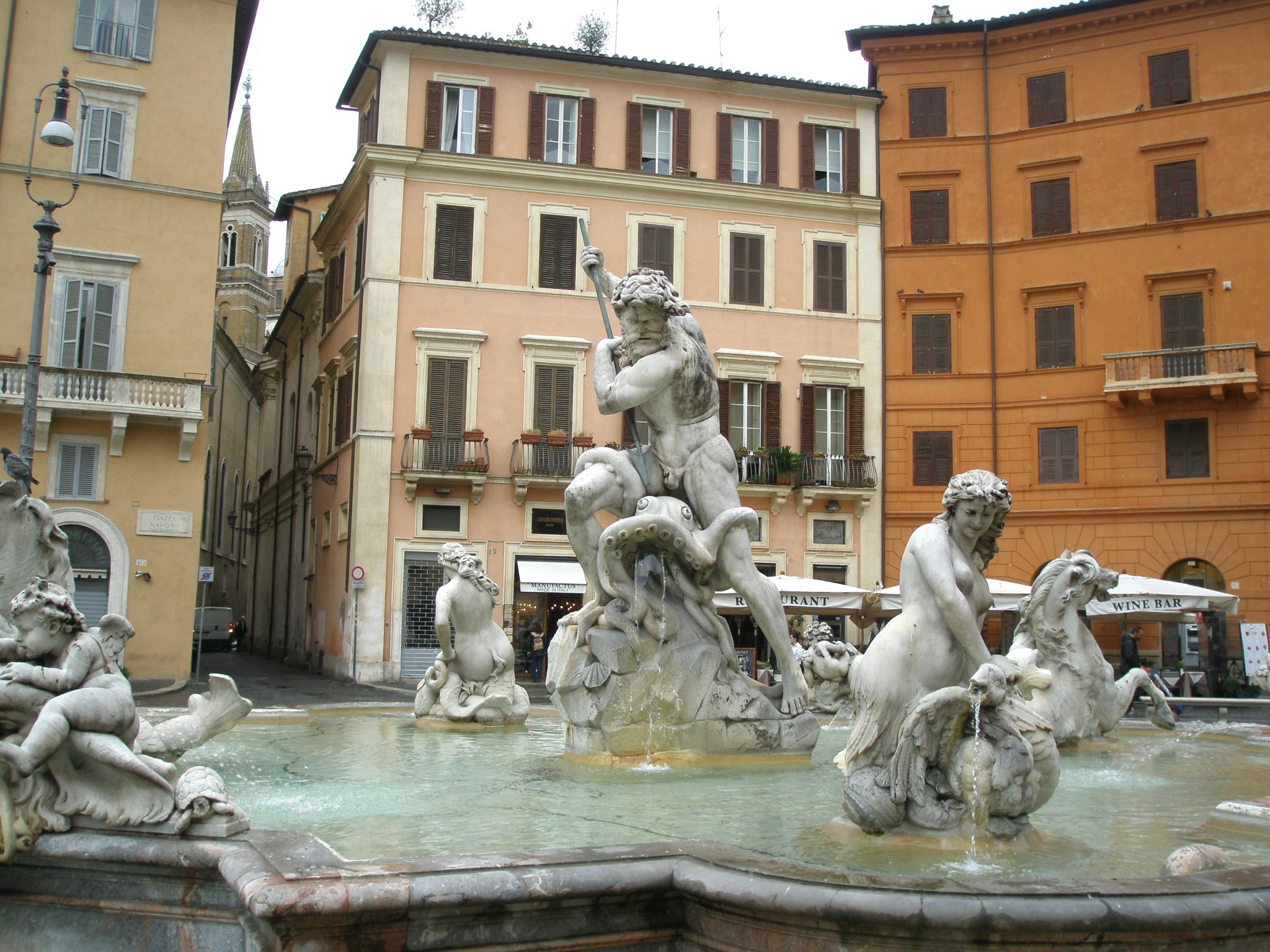Fontana del Nettuno. Begun in 1574, completed in 1878.