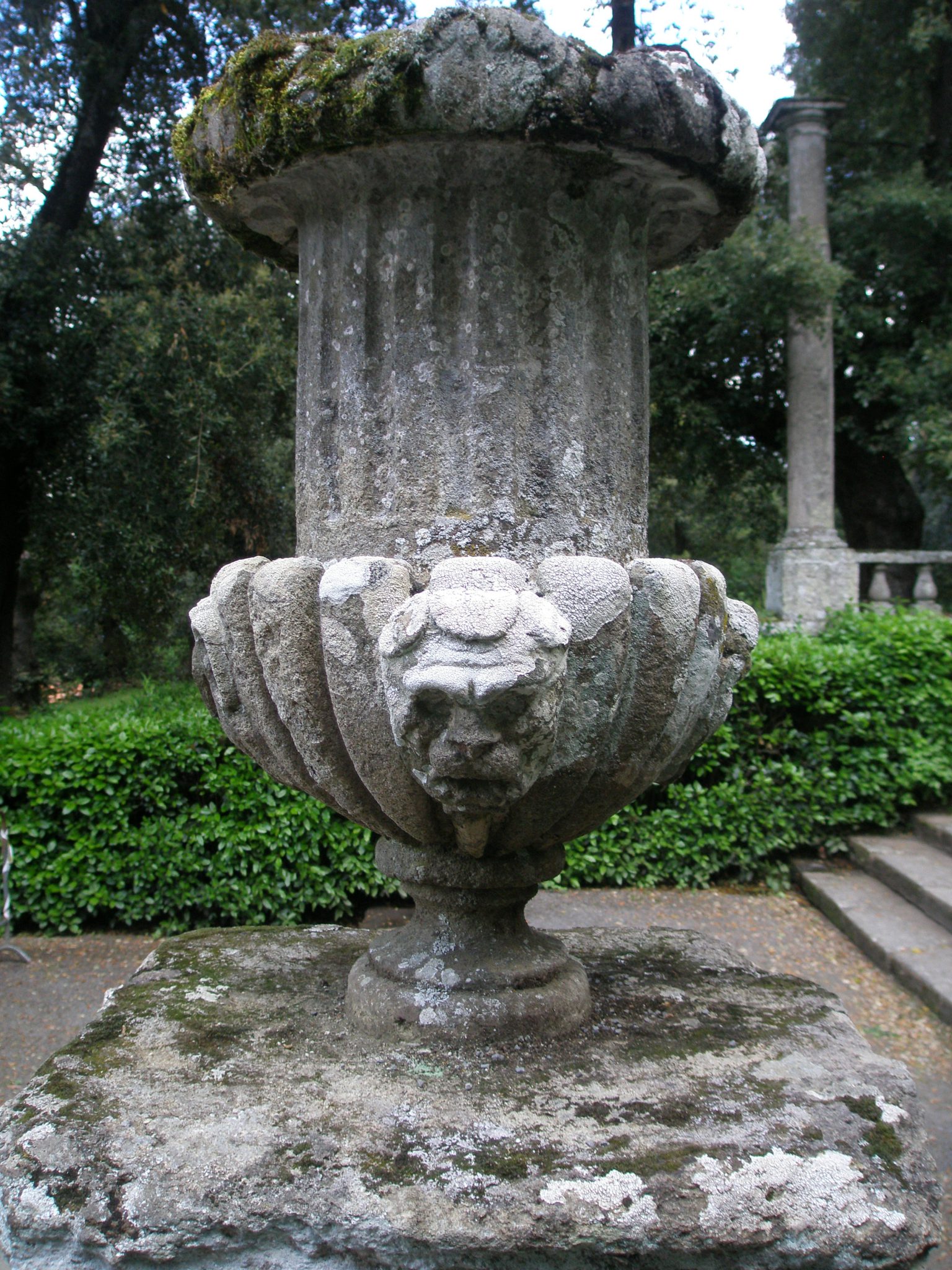 Urn near the Fountain of the Dolphins