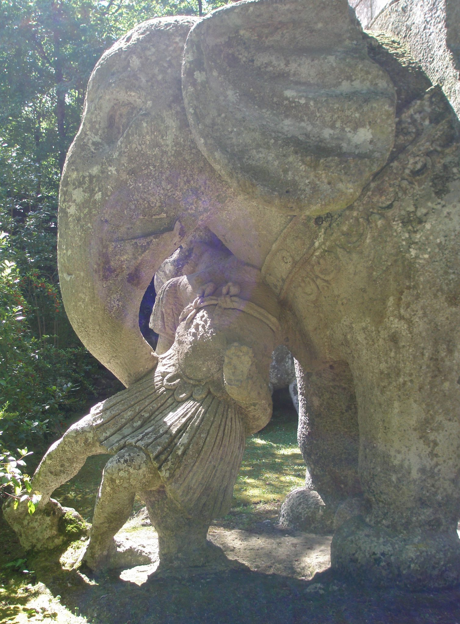 Detail of Elephant & his Fallen Warrior