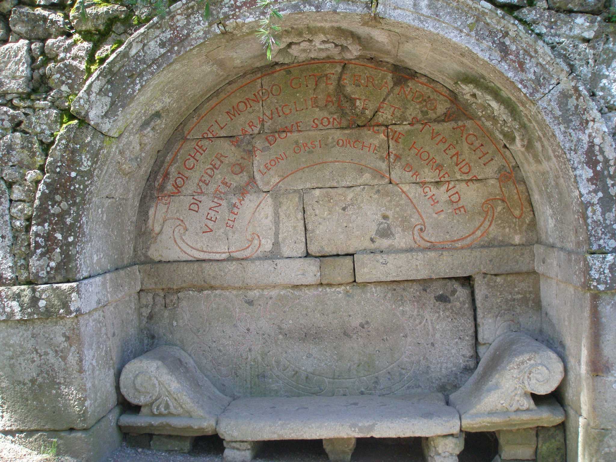 Etruscan Bench