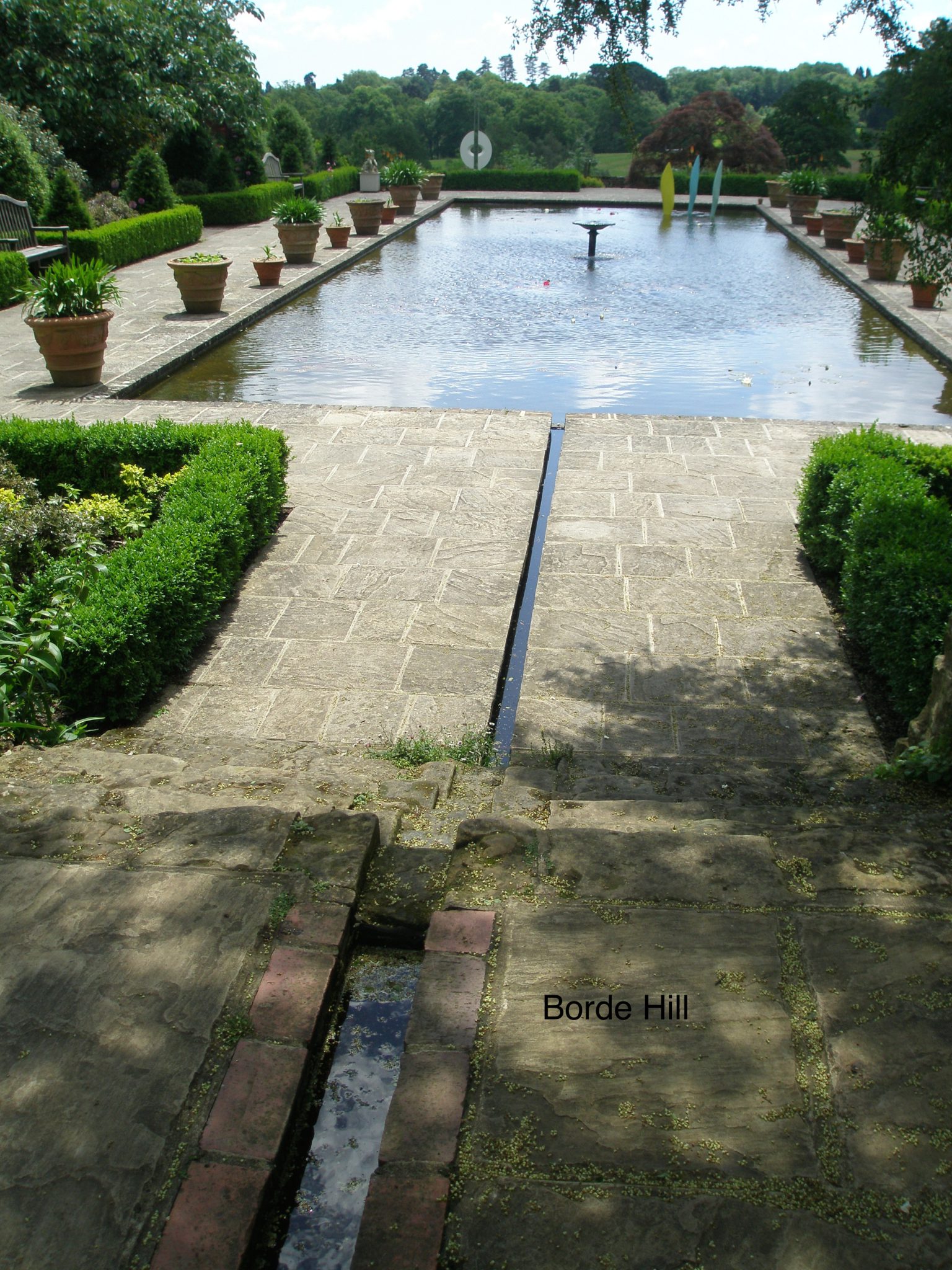 A Rill feeds the Pool, in the Italian Garden