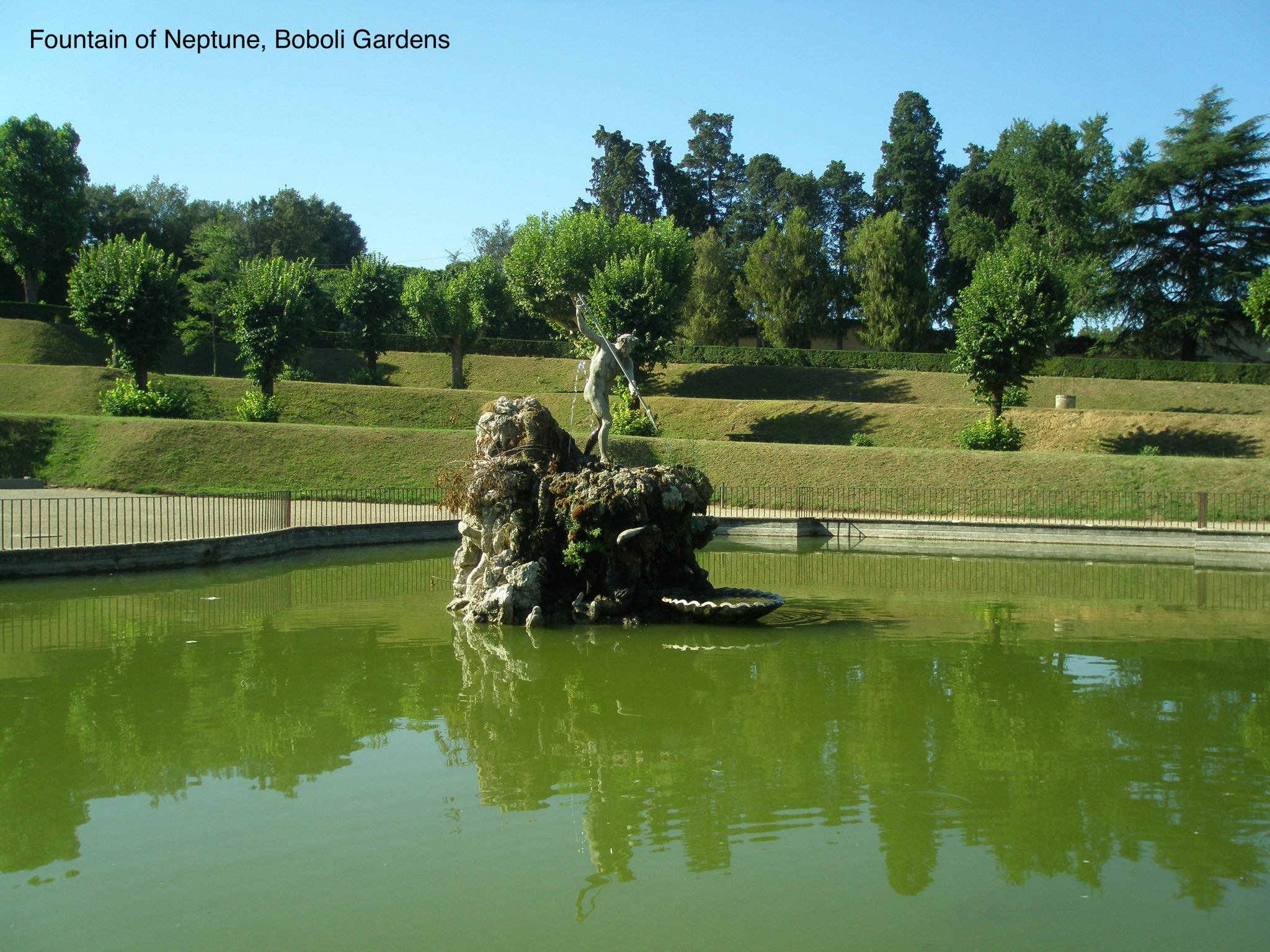 The Neptune Fountain, in the Boboli Gardens