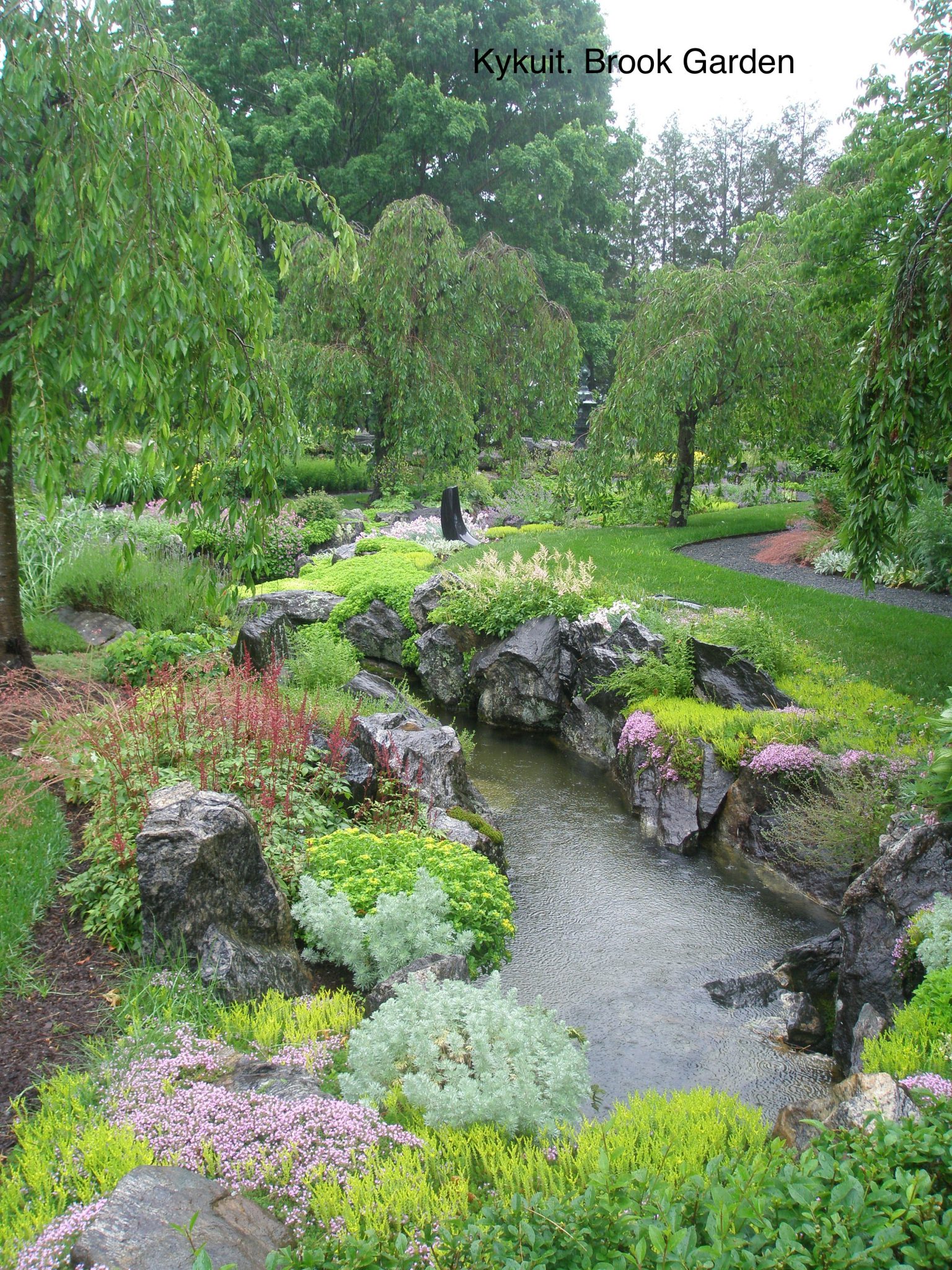 The Japanese-styled Brook Garden