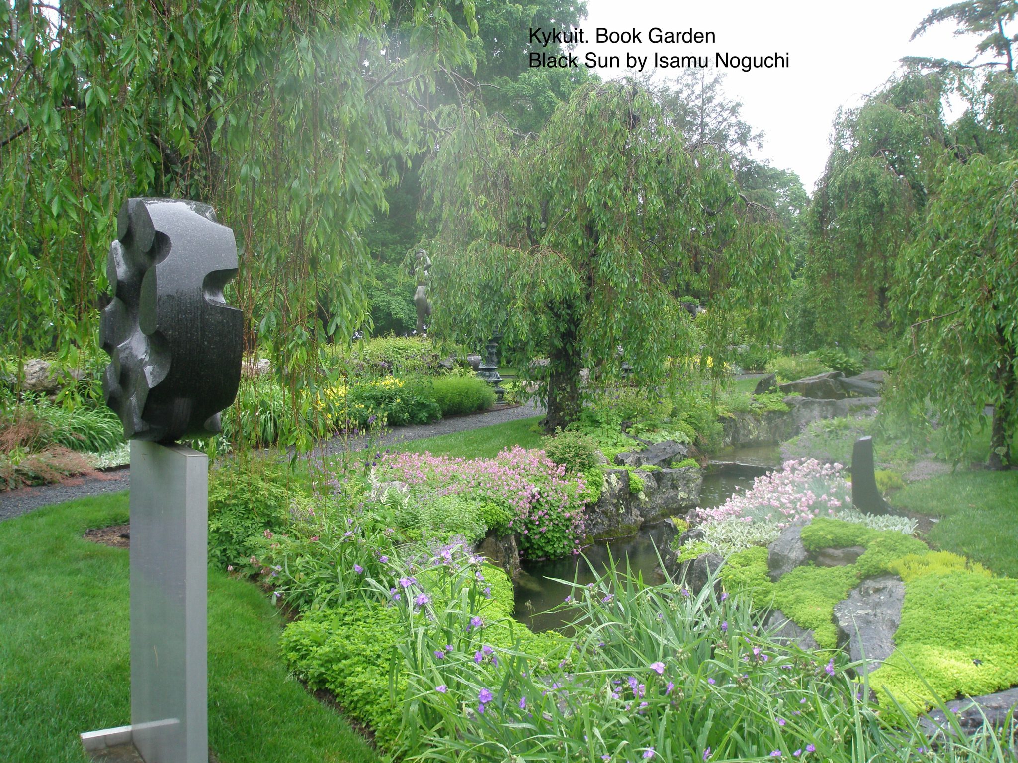 Sculpture from 1960, in the Brook Garden
