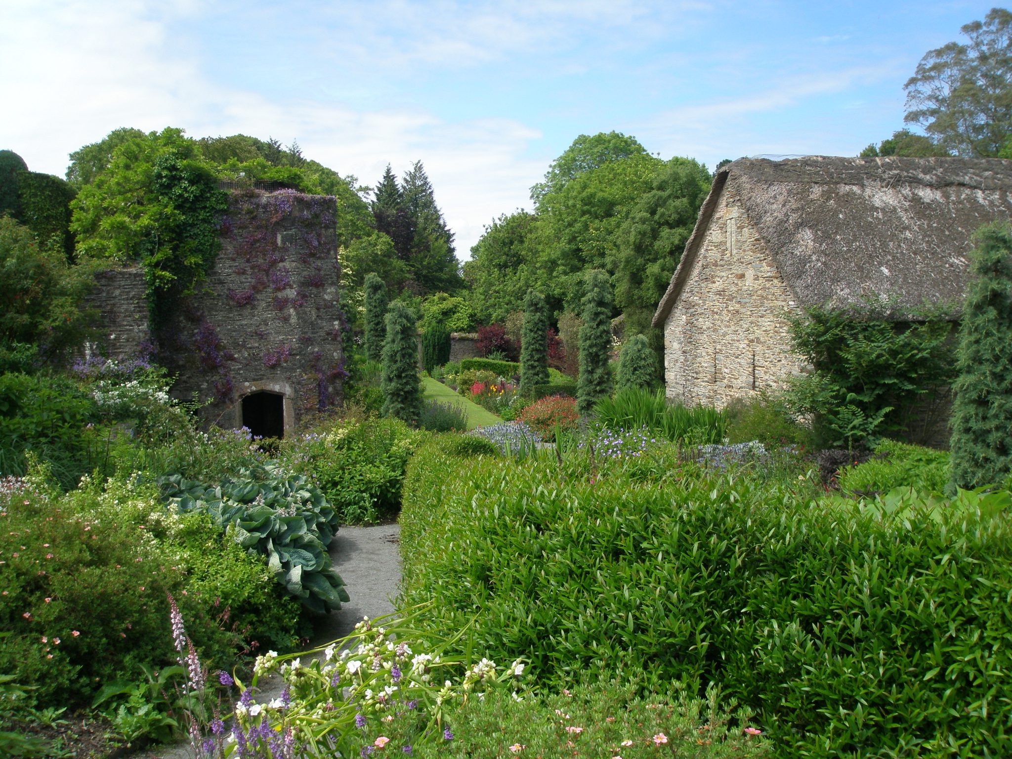 The Tower Ruins, and Bottom Terrace Garden.