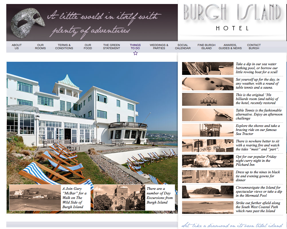 Burgh Island Hotel. website www.burghisland.com 