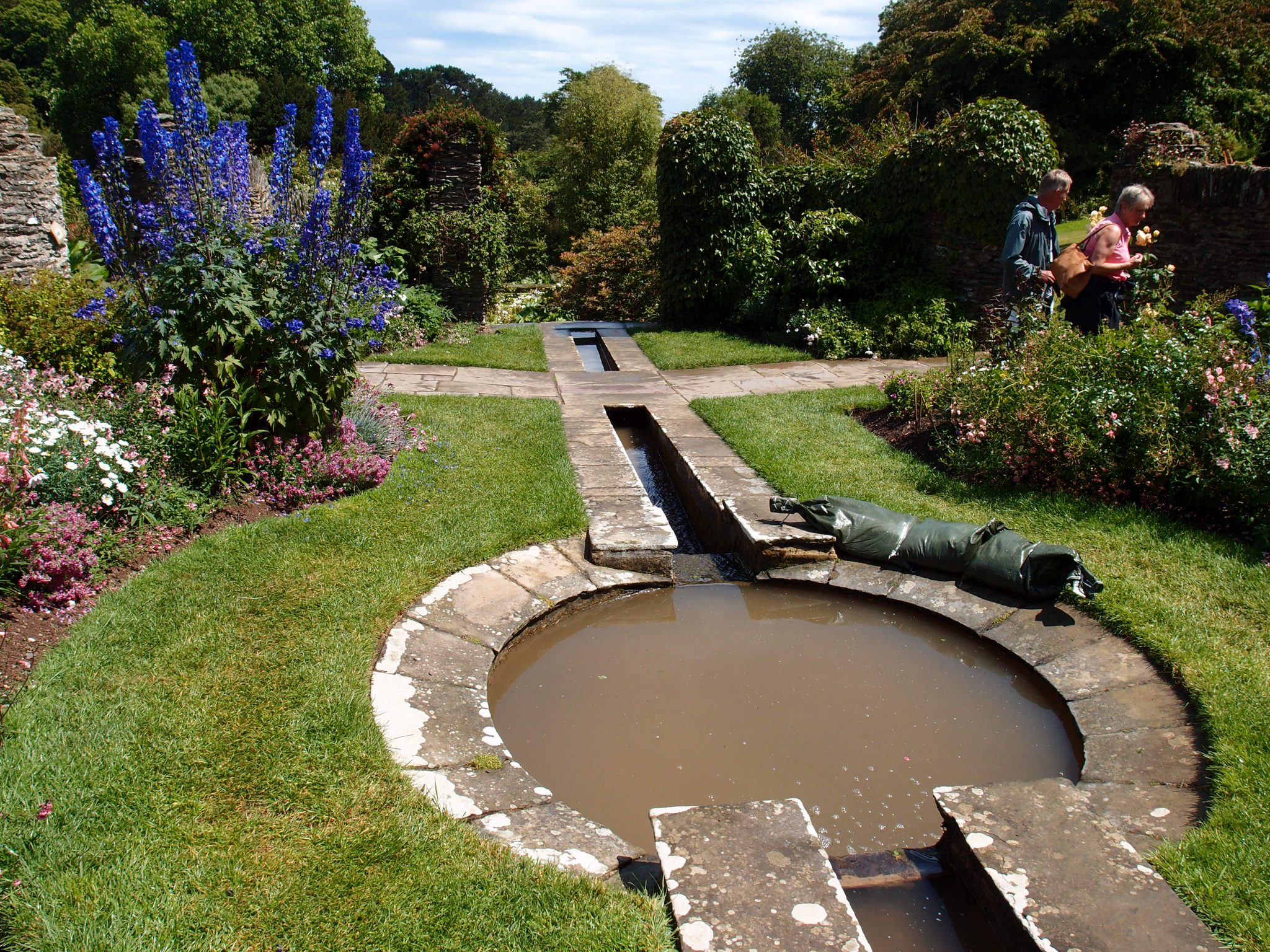 And now the view downstream, in the Rill Garden