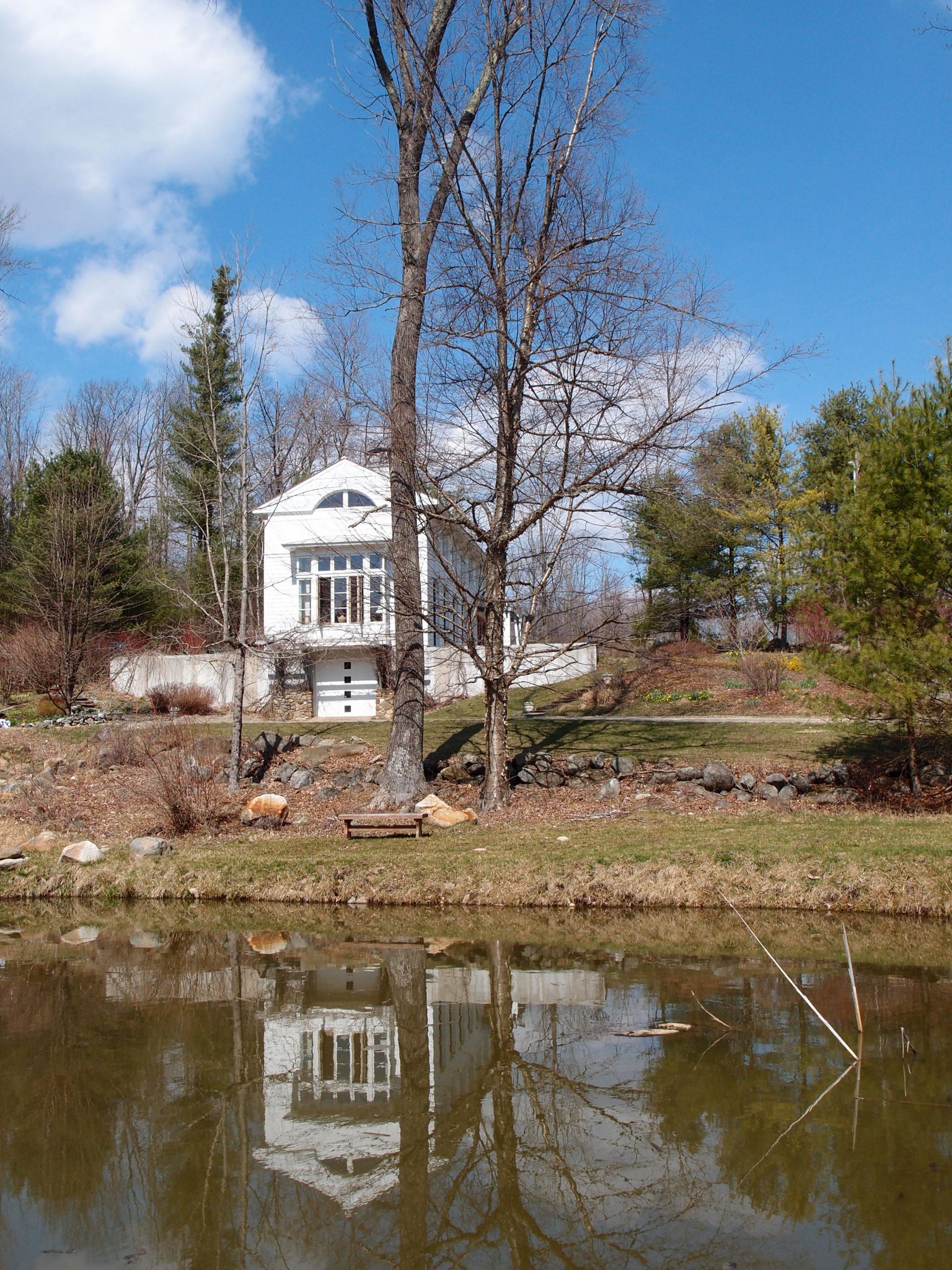 South side of House, with Meadow-Pond, in early Spring